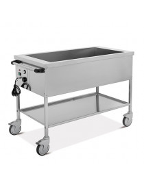 chariot bain-marie à sec...