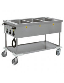 chariot bain-marie avec...