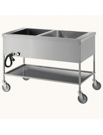 chariot bain-marie avec...