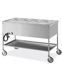chariot bain-marie avec...