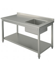 table de travail avec bac à...
