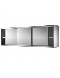 Armoire Murale Avec Poutes Coulissantes Et Etagere Intermediaire 1200x400 Mm